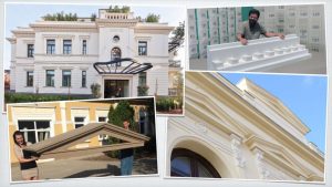 Egyedi gyártású kültéri stukkó