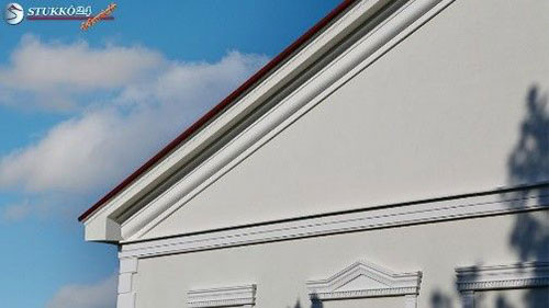 Stukkóhomlokzat Dabas 126 díszléccel Stukkóhomlokzat Dabas 126 díszléccel