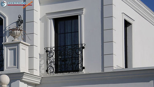 Baja 119 kültéri stukkóprofil ablakstukkóként és keretként Baja 119 kültéri stukkóprofil ablakstukkóként és keretként