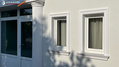 Miskolc 102 homlokzati profil ablakstukkóként Miskolc 102 homlokzati profil ablakstukkóként