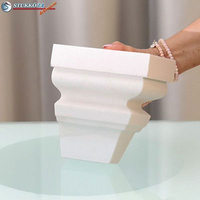 Homlokzat stukkó Körmend 163 jobb oldali véglezárás Homlokzat stukkó Körmend 163 jobb oldali véglezárás