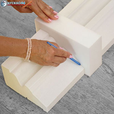 Homlokzat stukkó Körmend 163 vágósablon Homlokzat stukkó Körmend 163 vágósablon