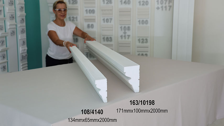 Budapest 108 és Körmend 163 homlokzatiprofilok