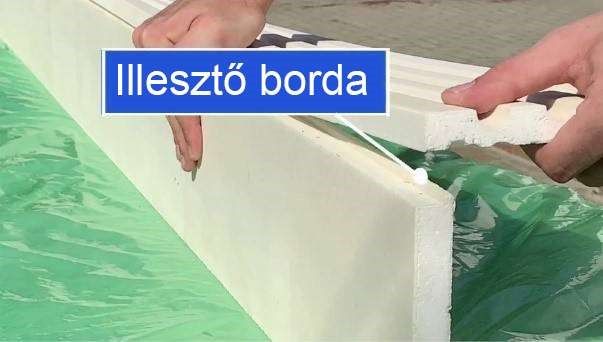 kávatakaró profil illesztő bordával ablakkeretezéshez